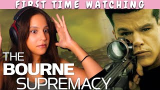 The Bourne Supremacy 2004 ♡ MOVIE REACTION  FIRST TIME WATCHING [upl. by Llertnad]