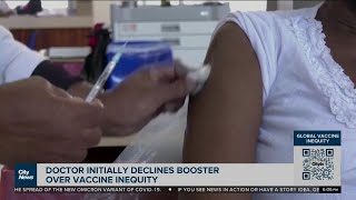 Doctor declines preomicron booster over vaccine inequity [upl. by Lauree]