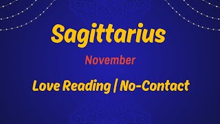 Sagittarius धनु November 2024  love hindi tarot November  No Contact tarot card reading [upl. by Peggi734]