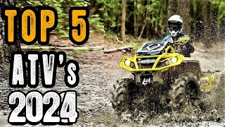 Top 5 Best Utility ATV amp Sport ATV’s To Buy In 2024 [upl. by Adamec839]