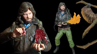 NECA The Thing Ultimate MacReady Version 2 Station Survival Action Figure Review [upl. by Efthim112]