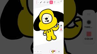 How to draw BT21official chimmy draw [upl. by Hooke]