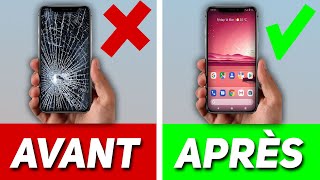 RÉPARER un écran de SMARTPHONE CASSÉ mais pas trop AVEC iPhone Galaxy Samsung Xiaomi Oppo [upl. by Rodablas95]