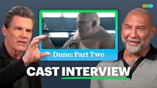 Dune Part Two interview with Josh Brolin Dave Bautista and Stellan Skarsgård [upl. by Berkeley282]