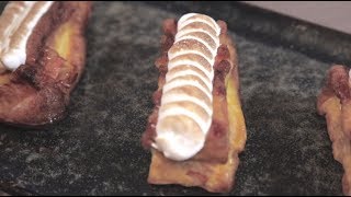 Un chef dans ma cuisine  Clafoutis meringué pommes et patate douce [upl. by Awra]