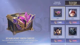 Opening Starlight Skin Chest  Mobile Legends Bang Bang [upl. by Jada]