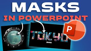 Create AMAZING SLIDES using MASKS in POWERPOINT 😱 [upl. by Yrrak]