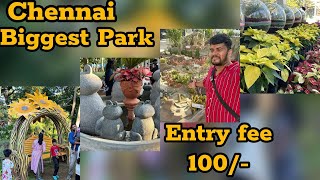 ‼️ Chennai Biggest Park 😱 Kalaignar centenary park in chennai 🔥 [upl. by Cirek]