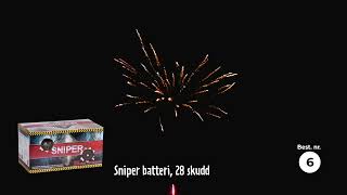 Sniper batteri 28 skudd  jem amp fix [upl. by Eppie]