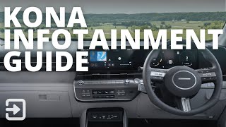 Hyundai Kona Infotainment Guide 2024 [upl. by Acinok493]