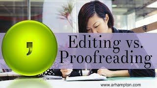 How to Edit vs Proofread Tutorial [upl. by Nosneb]