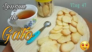 Lengua de gato recipe  Crispy and buttery  Melt in your mouth  Butter cookies  Filipino cookies [upl. by Damali]