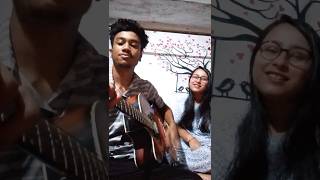 Hoyto tomari jonnoGuitar coverManna DeyShalini sarkar Abhijit dutta cover youtubeshorts [upl. by Retsev902]