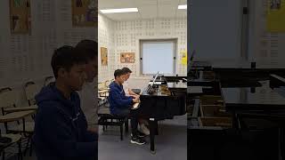 David Reino Mantecón y Henry Zixiang Gao dúo de piano Obras de Cecile Chaminade y Carlos Ibarra [upl. by Zetrauq]