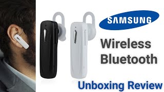 Samsung wireless Bluetooth Earphone unboxing and review in hindi  samsung copy bluetooth Earphone [upl. by Atilamrac]