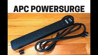 APC Power Strip 1440 Joule SurgeArrest Surge Protector Unboxing [upl. by Aihtela340]