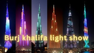 Burj khalifa light show  Burj khalifa building video mariasworld410 [upl. by Noxaj]