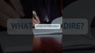 What is voir dire dclaw dclawyer lawadvice dccriminaldefense voirdire [upl. by Agon]