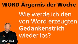 WordÄrgernis Wie werde ich den Gedankenstrich wieder los • Für 2013 20102007 • Markus Hahner® [upl. by Eihcir]