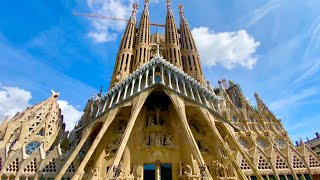 SAGRADA FAMILIA Barcelona  Full tour in 4K exterior  interior [upl. by Leola]