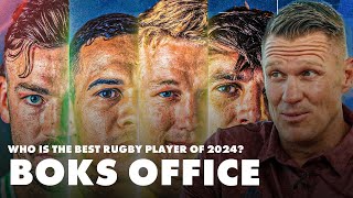 Which rugby player should win World Player of the Year  Boks Office [upl. by Ardnuas517]