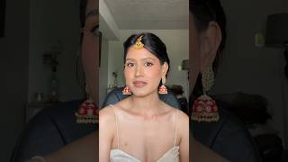 Jhanvi kapoor makeup look from ambani wedding jhanvikapoor ambaniwedding celebrity [upl. by Ekard295]