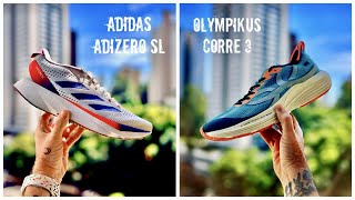 REVIEW ESPECIAL ADIDAS ADIZERO SL VS OLYMPIKUS CORRE 3 [upl. by Neenaj]