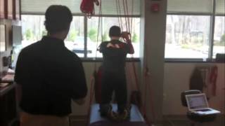 Redcord Neurac Testing with Todd Herriott  Scapula Protraction w Unilateral Loading [upl. by Lon570]