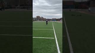 Sprints before route session trackandfield widereceiverdrills cardioexercise widereceiver nfl [upl. by Nede]