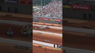 Jalek Swoll Moto 1 Start Crash charlottesmx smx supercross [upl. by Yauqram]