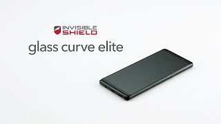 How to Install Glass Curve Elite for Samsung Note8  InvisibleShield [upl. by Duvall159]