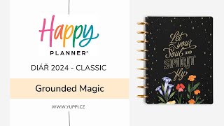 Diář 2024 Happy Planner  Grounded Magic [upl. by Coucher]