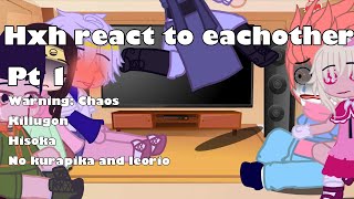 Hxh react to eachotherVids are not mine creds in the vid [upl. by Atiuqram]