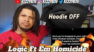 Logic  Homicide ft Eminem Reaction [upl. by Neenaj]