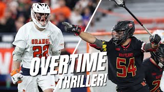 Maryland vs Syracuse Lacrosse 4K Highlights  2024 College Lacrosse [upl. by Nappie]