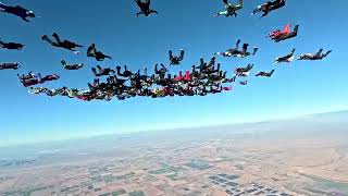 Formation skydiving World Record 151SkydiveArizonaOfficialPage [upl. by Zulch]