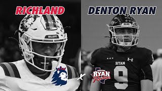 TXHSFB 10 Richland vs 3 Denton Ryan 5A DISTRICT REMATCH 2024 Texas High School Football Playoffs [upl. by Abdul]