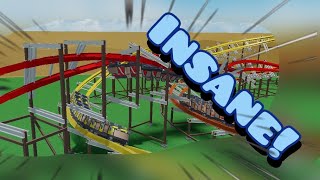 I built a TRIPLE DUELING COASTER in TPT2 [upl. by Dlanod]