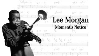 Lee Morgan  Moments Notice solo transcription [upl. by Ayal]