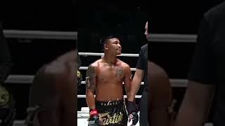 Rodtang takes the win 💥 Watch his epic victory over Smith at ONE Championship 🏆rodtang muaythai [upl. by Nauqad573]