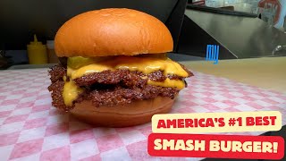 Americas 1 BEST Smash Burger is in a GAS STATION 100 Foods to Try Before You Die 70 [upl. by Grane]