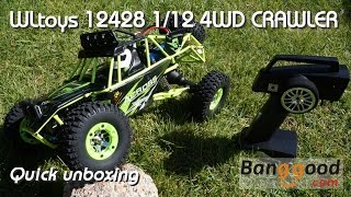 • WLtoys  12428 112 Crawler  Unboxing • [upl. by Charmain177]