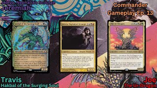 Commander Gameplay Ep13 The UrDragon v Hakbal the Surging Soul v Jeleva Nephalias Scourge MTG EDH [upl. by Mariano597]