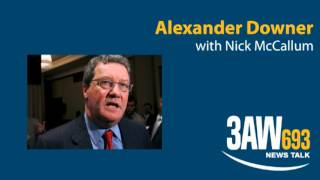 Alexander Downer on the Drive program [upl. by Nnairak142]