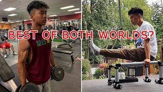 How To Mix Calisthenics And Weight Lifting Hybrid Training [upl. by Yaned]