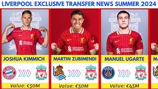 🚨 LIVERPOOL EXCLUSIVE TRANSFER NEWS 🔥🔥 SUMMER TRANSFER WINDOW 2024 FT ZUBIMENDI KIMMICH WHARTON [upl. by Crosse193]