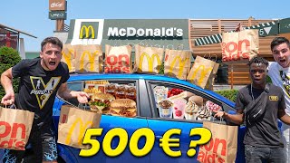 ORDINIAMO tutto il menù del MC DONALDS al Mc Drive RISSA CON LE ALTRE MACCHINE [upl. by Maurey841]