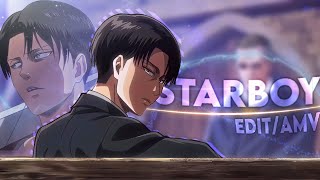 Starboy  Levi EditAMV [upl. by Devaney]