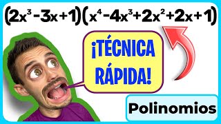 ✅ 👉 MULTIPLICAR POLINOMIOS con DIFERENTES GRADOS FÁCIL y RÁPIDO R18 [upl. by Derdlim]