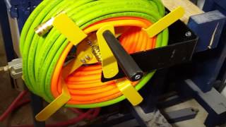 Quickie Review Central Pneumatic 46342 100 ft Steel Air Hose Reel [upl. by Lichtenfeld]